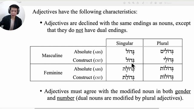 0009 Biblical Hebrew for busy people - Adjectives + Demonstrative Pronouns