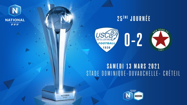 J25 | US Créteil Lusitanos - Red Star FC (0-2)