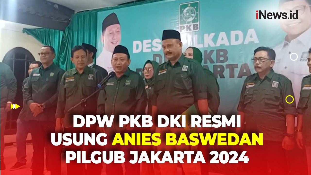 DPW PKB DKI Resmi Usung Anies Baswedan di Pilgub Jakarta 2024