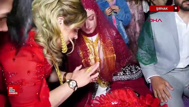 Aşiret liderinin kardeşinin düğününde geline 2 kilo altın, damada 2,7 milyon lira