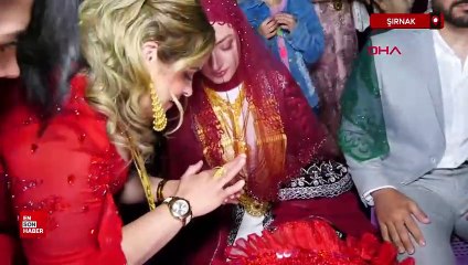 Aşiret liderinin kardeşinin düğününde geline 2 kilo altın, damada 2,7 milyon lira