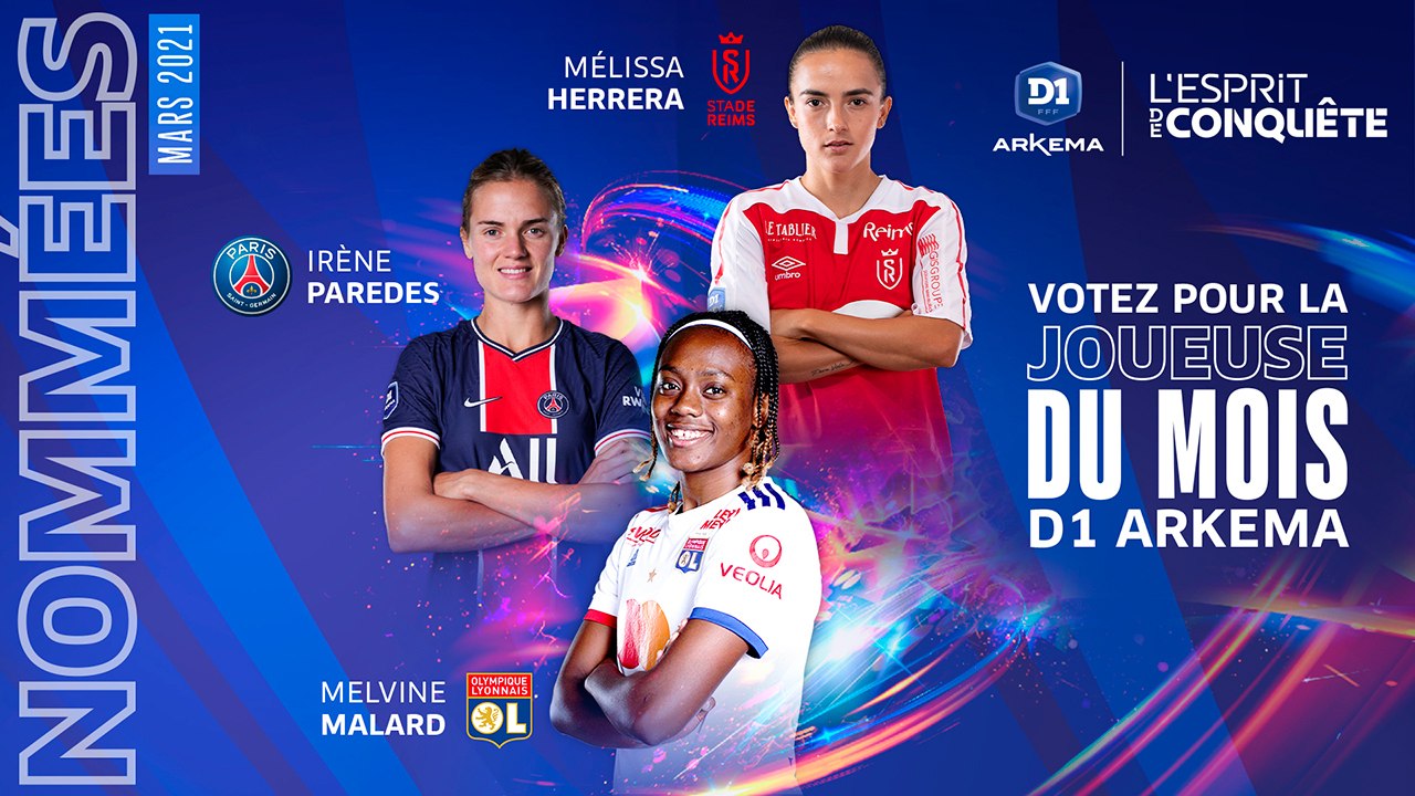 D1 Arkema, joueuse du mois : les nommées pour mars !