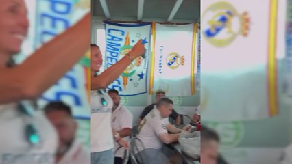 Tải video: La peña madridista en Miami celebró así la Champions