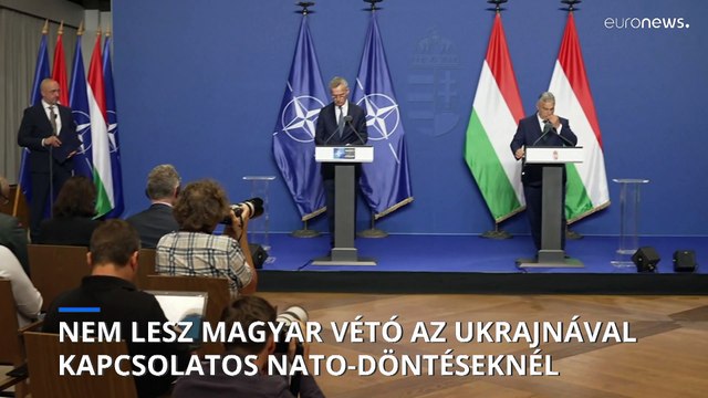 Orbán Viktor: Magyarország nem fogja blokkolni az Ukrajnával kapcsolatos NATO-határozatokat