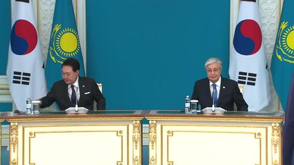 尹, 한-카자흐 정상회담...핵심광물 공급망 협력 강화 / YTN