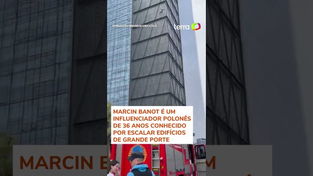 Influenciador escala prédio de 30 andares em Buenos Aires e precisa ser resgatado #shorts