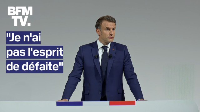 Législatives anticipées: la conférence de presse d'Emmanuel Macron en intégralité