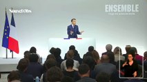 Emmanuel Macron s'adresse aux électeurs du Rassemblement national pendant sa conférence de presse