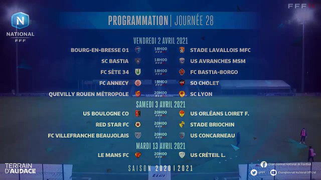 J28 I Villefranche FC - US Concarneau (1-0) en replay