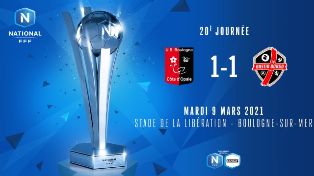 J20 | US Boulogne – FC Bastia-Borgo (1-1)