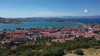 Ayvalık'ın masmavi plajları bayramı yoğun geçirecek