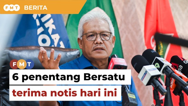 6 penentang Bersatu terima notis keahlian terhenti hari ini