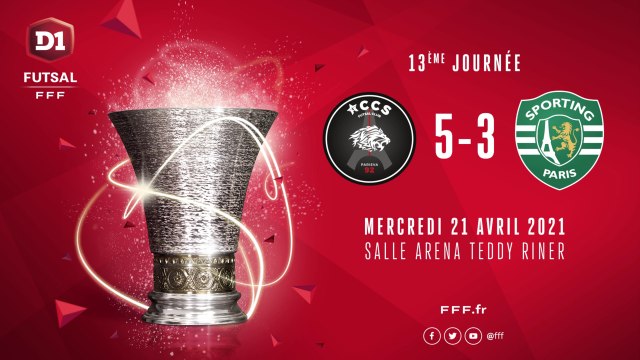 J13 : ACCS Futsal - Sporting Paris (5-3)