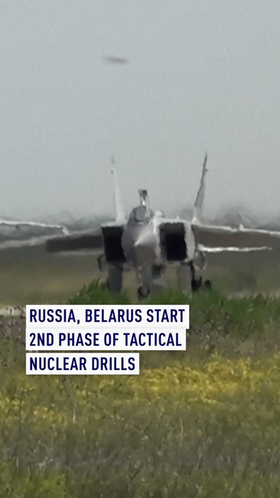 Russia, Belarus start 2nd phase of tactical nuclear drills