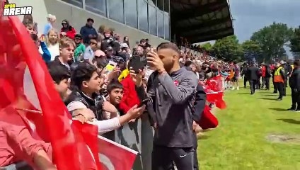 Almanya'da A Milli Takım çılgınlığı! 3000 kişi...