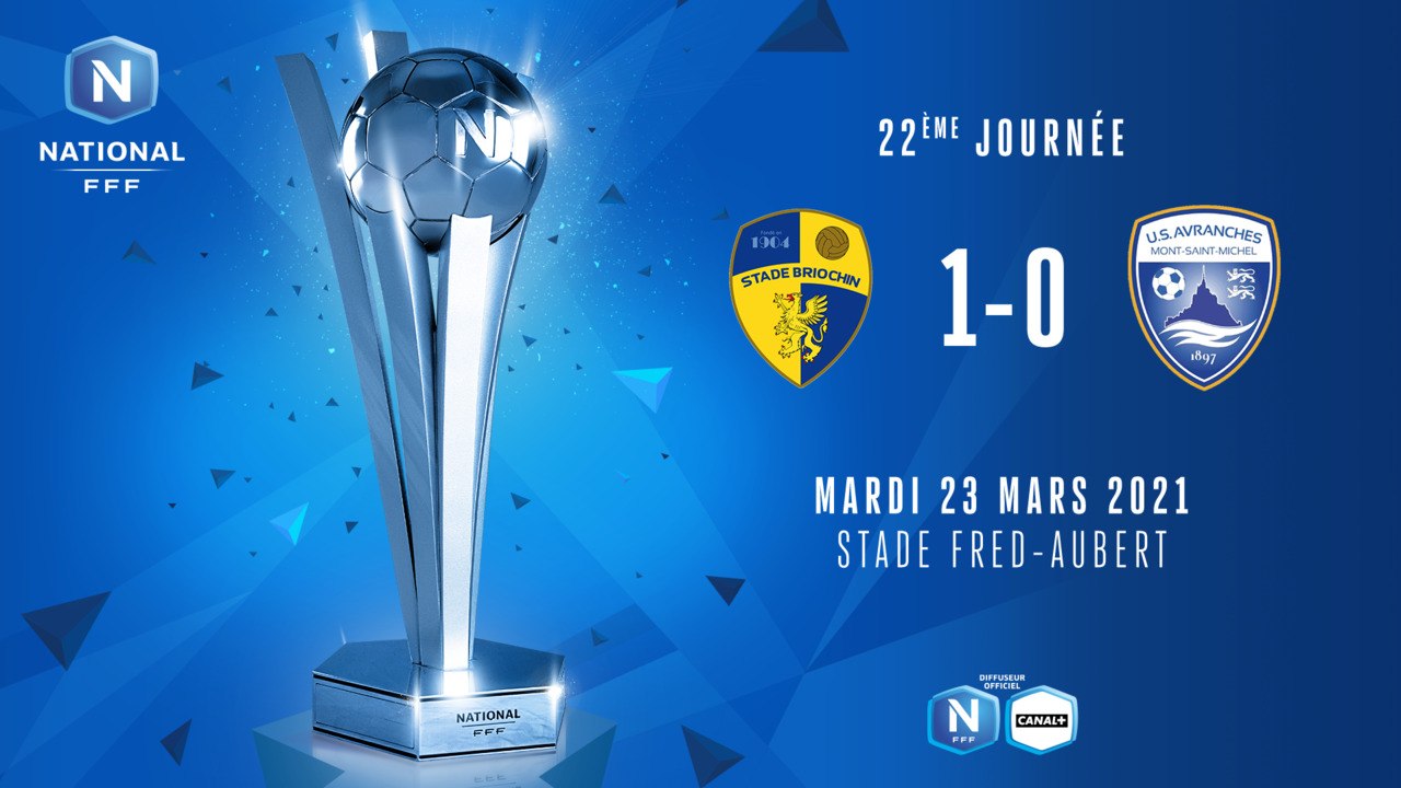 J22 | Stade Briochin - US Avranches MSM (1-0)