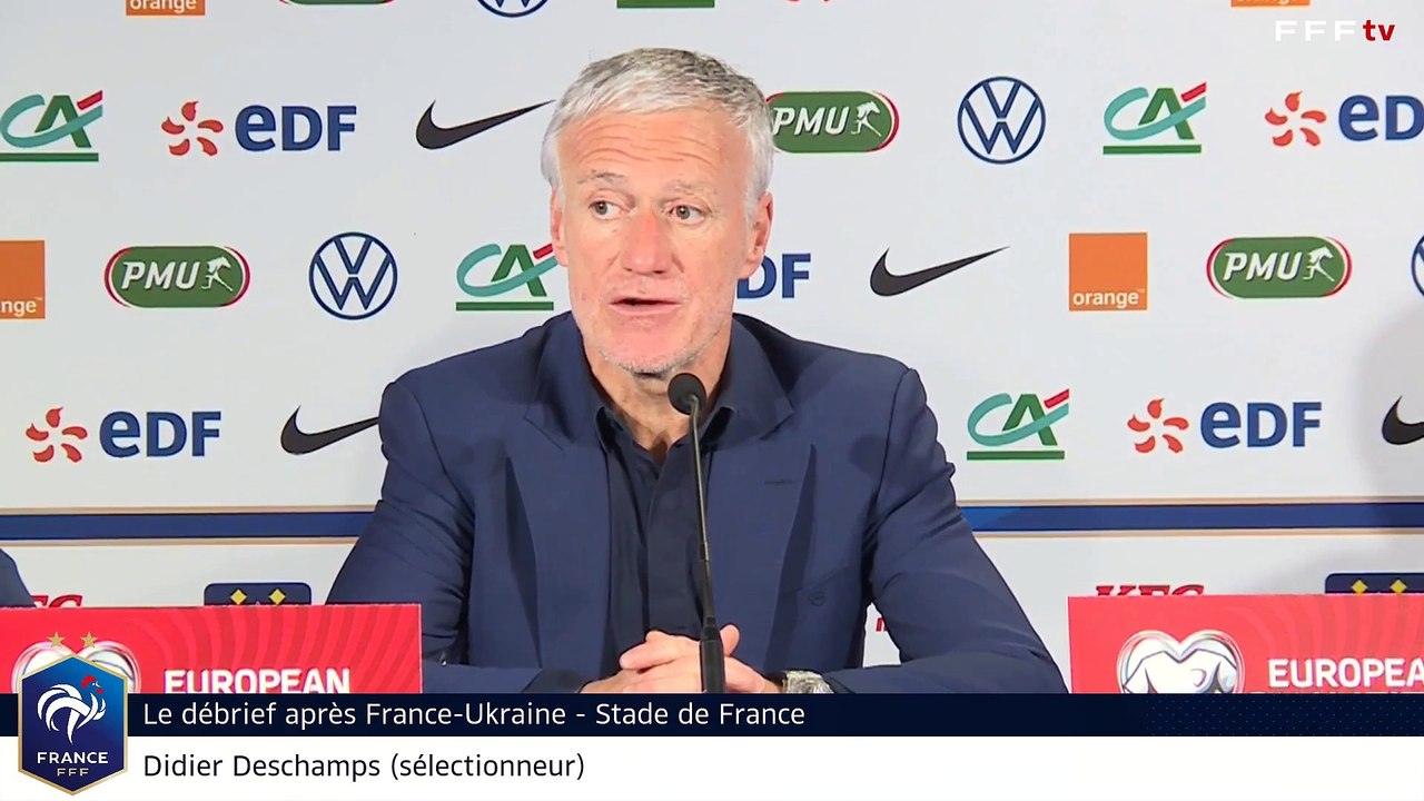 Le débrief de Didier Deschamps