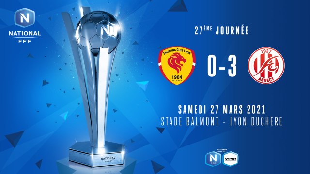 J27 I SC LYON - FC ANNECY (0-3)