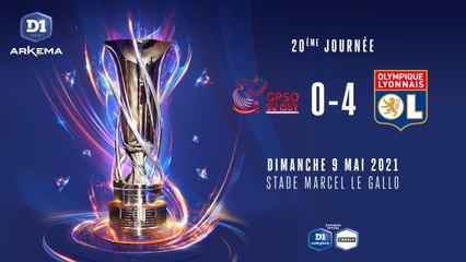 J20 : GPSO Issy 92 - Olympique Lyonnais (0-4)