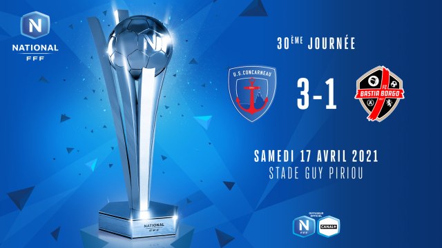 J30 | US Concarneau - FC Bastia-Borgo (3-1)