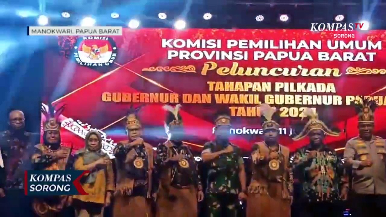 Peluncuran Tahapan Pilkada Gubernur dan Wakil Gubernur Papua Barat