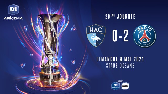 J20 : Le Havre AC - Paris Saint-Germain FC (0-2)