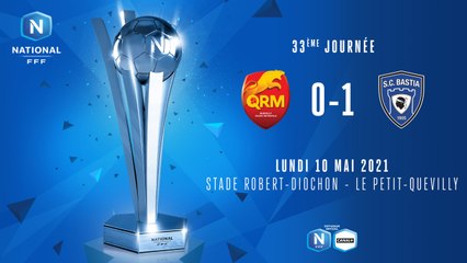 J33 | QRM - SC Bastia (0-1)