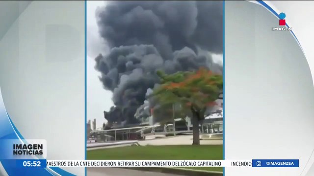 Reportan explosión en complejo de Nuevo Pemex en Chiapas