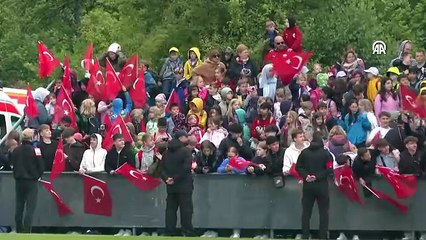 A Milli Futbol Takımı, Almanya'daki ilk idmanını taraftara açık yaptı