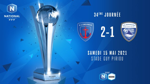 J34 | US Concarneau - US Avranches MSM (2-1)