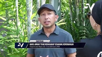 Qabil Ambak bangga sukan ekuestrian kini lebih dikenali peminat sukan