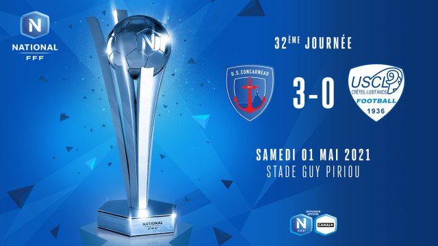 J32 | US Concarneau - US Créteil L. (3-0)