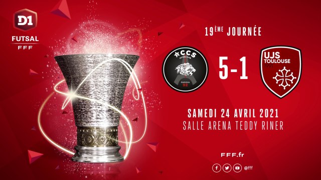 J19: ACCS Asnières - UJS Toulouse (5-1)