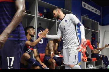 Dans l'intimité du vestiaire des Bleus à Nice