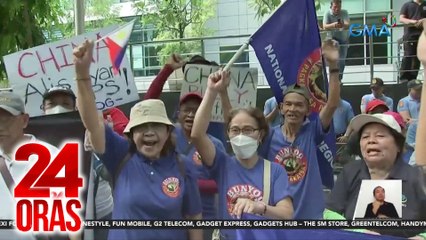 Pag-angkin umano ng China sa West PHL Sea, iprinotesta ng ilang grupo | 24 Oras