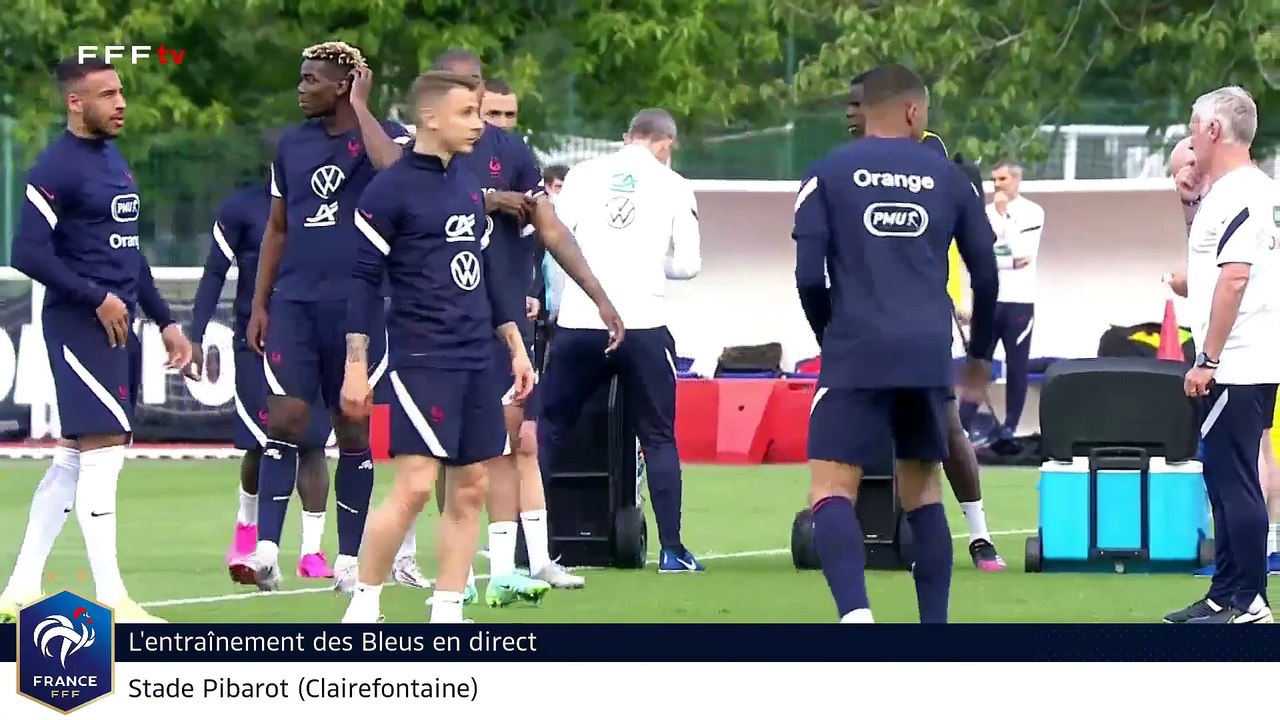 Le replay de l'entraînement des Bleus samedi 5 juin à Clairefontaine