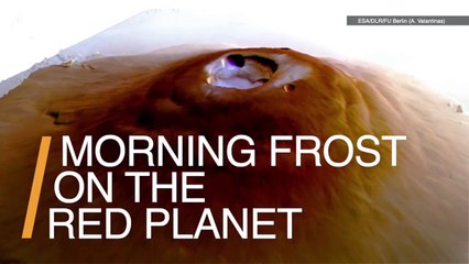 Astronomers Discover Water On Mars in an Unlikely Place: Its Largest Volcano