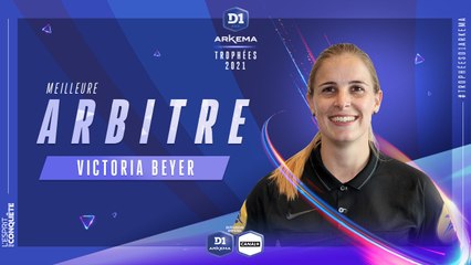 D1 Arkema : Victoria Beyer, lauréate du trophée de meilleure arbitre !