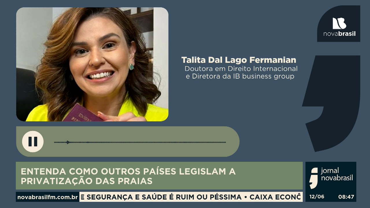 ENTENDA COMO OUTROS PAÍSES LEGISLAM A PRIVATIZAÇÃO DAS PRAIAS