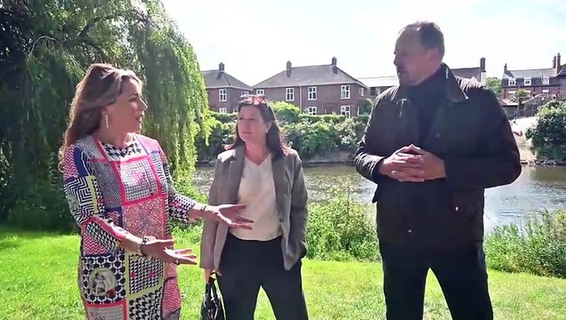 Labours Shadow Minister for River Quality and Flooding visits Shrewsbury Councillors and river campaigners.
