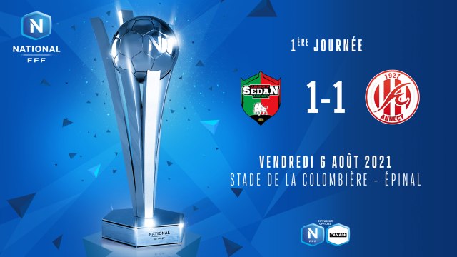 J1 I CS Sedan Ardennes – FC Annecy (1-1)