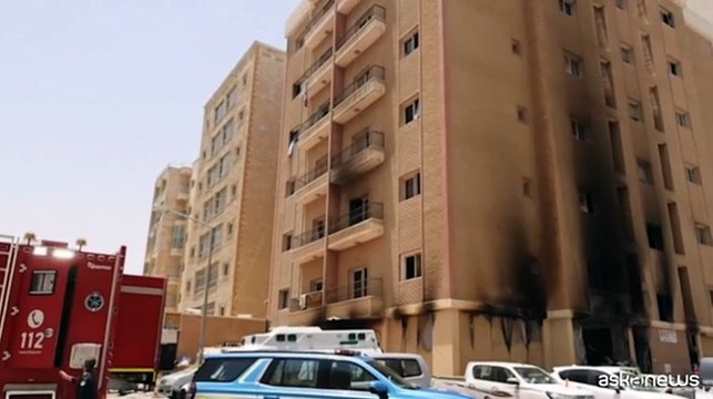 In Kuwait strage di lavoratori asiatici: 35 morti in un incendio