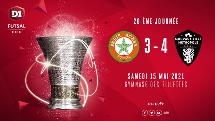 Paris ACASA - Mouvaux Lille (3-4)