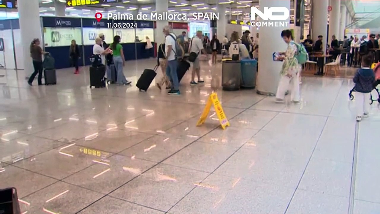 Starkregen und Sturm legen Flughafen auf Mallorca lahm