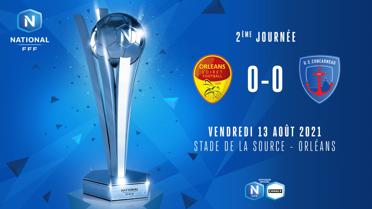 J2 I US Orléans – US Concarneau (0-0)