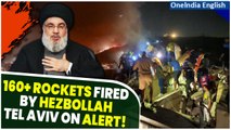 Hezbollah Unleashes 160 Rockets on Israel, Retaliation After Senior Hezbollah Officials Killed