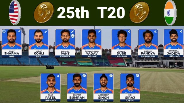 Live India Vs Unites States, Match 25 || IND Vs USA Playing 11 & Pitch Report | T20 World Cup 2024