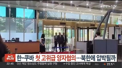 한 - 쿠바 첫 고위급 양자협의…북한에 압박될까