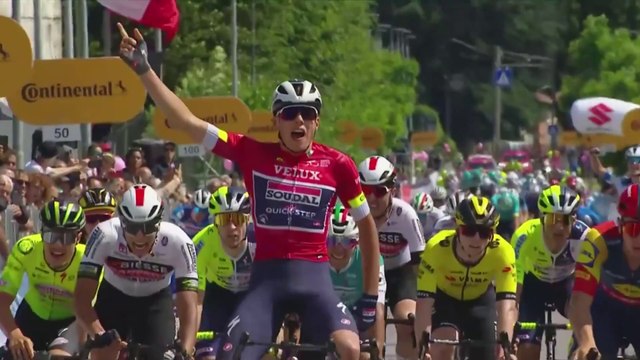 Cycling - Giro Next Gen 2024 - Highlights of Stage 4, new sprint et double for Paul Magnier