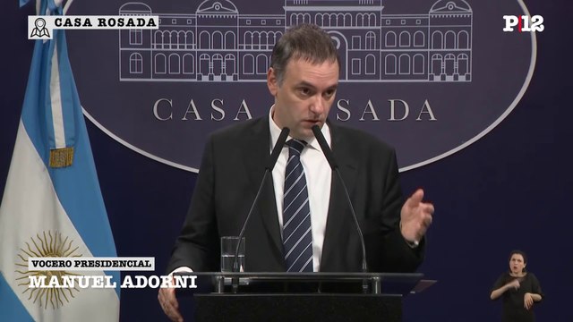 Adorni no tuvo respuestas al enterarse de la compra de alimentos top en Defensa